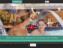 Tablet Screenshot of domainelesoreades.com